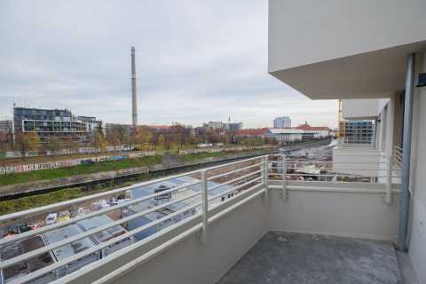 Aktueller Blick vom Balkon in Haus 10.3