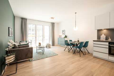 Musterwohnung - Wohn-/Esszimmer